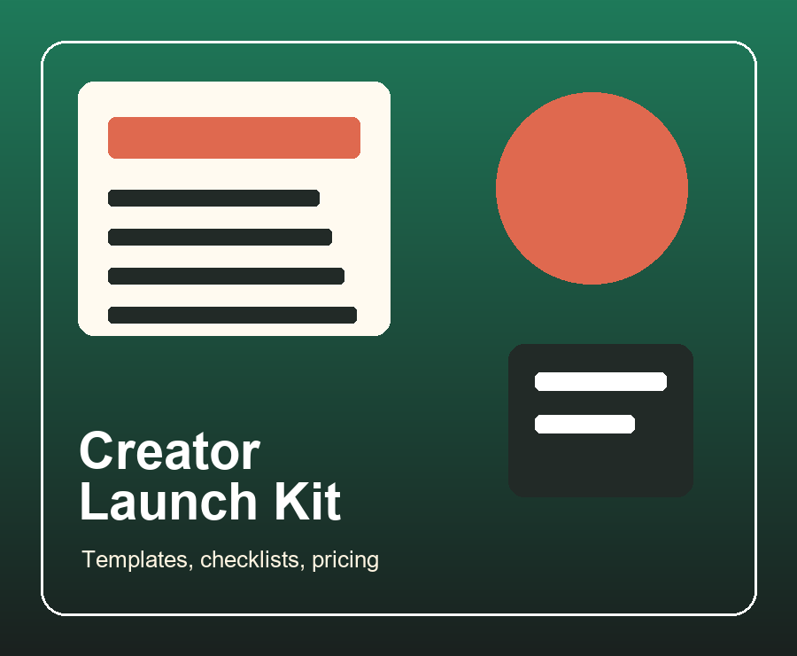 Creator Launch Kit